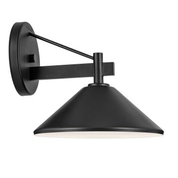 Kichler Ripley KL-RIPLEY2-M-BK Stena svietidlo 8W/LED 3100K 813lm ip44