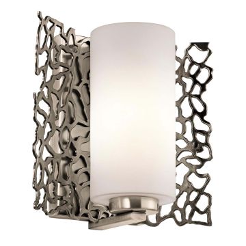 Kichler SILVER CORAL KL-SILVER-CORAL1 Stena svietidlo 1x60W/E27