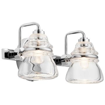 Kichler Talland KL-TALLAND2-PC-BATH Stena svietidlo 2x3.5W/G9 IP44