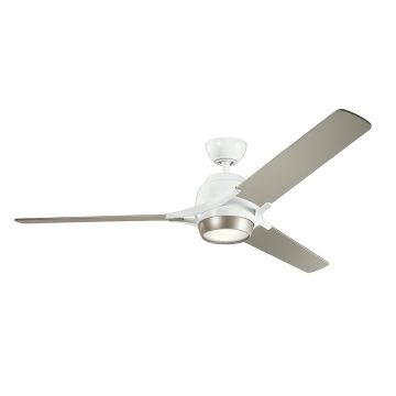 Kichler Zeus KLF-ZEUS-60-WHT Ventilátor 1x10W/LED 3000K 1116 lm IP20