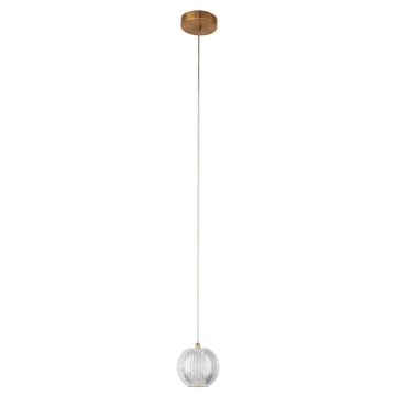 Light Prestige Brillant LP-3303/1P GD Závesná lampa 1x5W/LED 3000K|4000K|6000K 410lm IP20