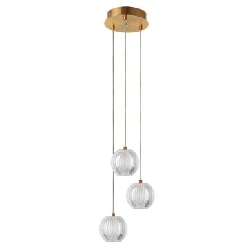 Light Prestige Brillant LP-3303/3P GD Závesná lampa 3x11W/LED 1080lm IP20