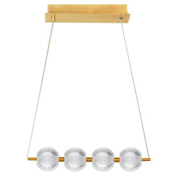 Light Prestige Brillant LP-3303/4L GD Závesná lampa 4x20W/LED 3000K|4000K|6000K 1530lm IP20