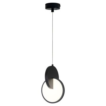 Light Prestige Circlo LP-1311/1P BK Závesná lampa 1x8W/LED 3000K|4000K|6000K 843lm IP20