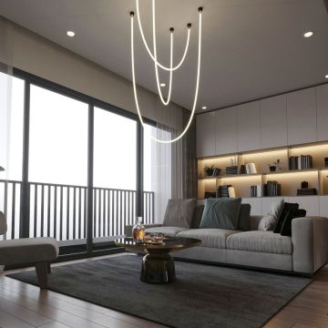 Light Prestige Rope Light LP-642/2M Smart Závesná lampa 1x25W/LED 2700K-6500K 6600 lm IP20