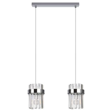 Light Prestige Vetro LP-2910/2L CH Závesná lampa 2x10W/E14 IP20