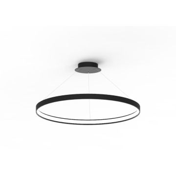 Zuma Line CIRCLE LA0721/1 - BK Závesná lampa 1x70W/LED 3000K 7820LM