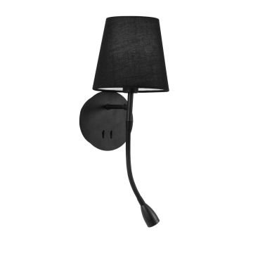 Nova Luce NIA 9182372 Stena svietidlo 1x3W/LED+1xE27 3000k IP20 180lm