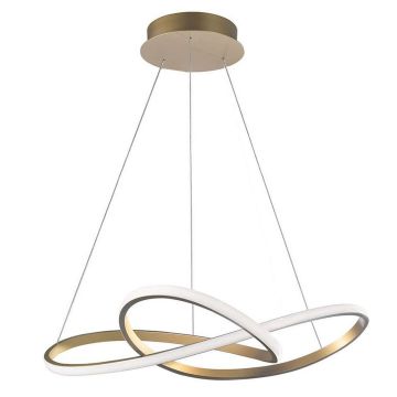 Nova Luce FUSION 1701101002 Závesná lampa 1x53W/led 3000k IP20 4081lm