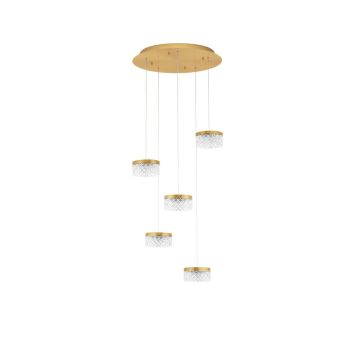 Nova Luce BION 9186942 Závesná lampa 5x32W/led 3000k IP20 1993lm
