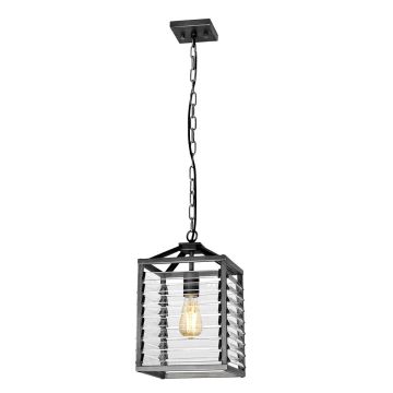 Elstead Lighting Louvre LOUVRE-1P Závesná lampa 1x60W/E27
