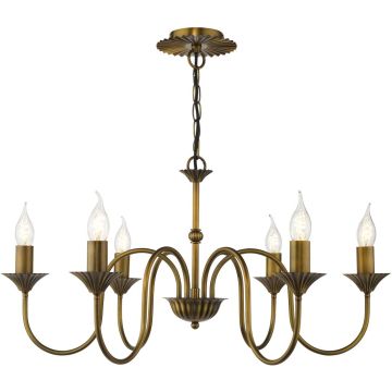Dar Lighting Lydian LYD0663 Žiarovka 6x40w/E14
