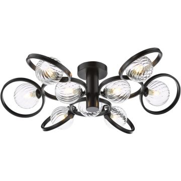 Dar Lighting Lynette LYN4822-03 Stropná lampa 9x40w/g9 ip20