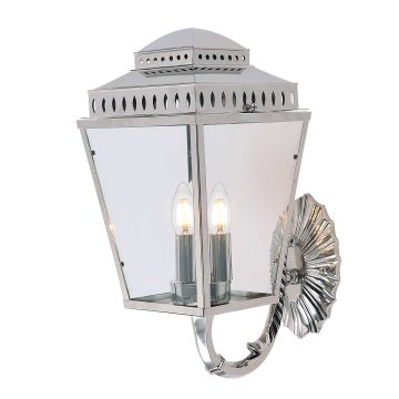 Elstead Lighting MANSION HOUSE MANSION-HOUSE-WB1-PN Stena svietidlo 3x60W/E14 IP44