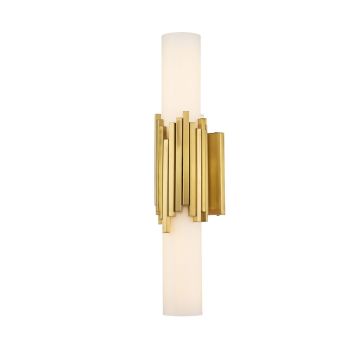 Elstead Lighting Marvele MARVELE-2WB-AB-OPAL Stena svietidlo 2x4W/G9 3000K 800lm IP44