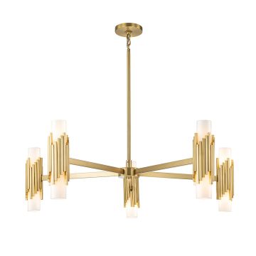 Elstead Lighting Marvele MARVELE10-AB-OPAL Žiarovka 10x40W/E14 IP20