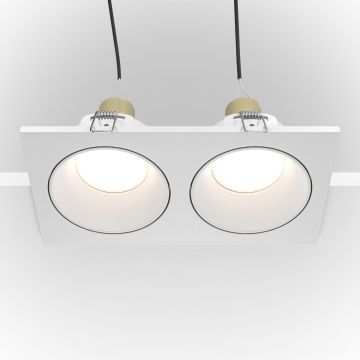 Maytoni ZOOM DL033-2-02W Vstavané downlight svetlo 2x50W/GU10 IP65