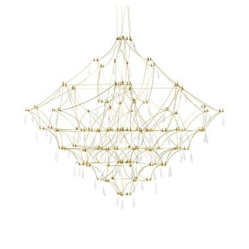 King Home CONSTELATION GOLD MSE1501100127 Závesná lampa 72x72W/LED 3000K 2880LM IP20