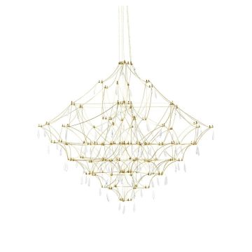King Home CONSTELATION GOLD MSE1501100128 Závesná lampa 1x0,5W/LED 3000K 2640LM IP20