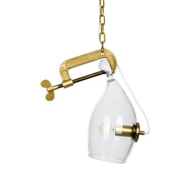 King Home VICE MD10961-1S.BRASS Závesná lampa 1x40W/E27 IP20