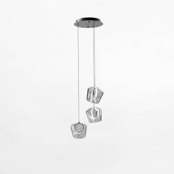 Zuma Line COLORE MD3350A-3BL/C Závesná lampa 3x6W/LED 3000k 402lm