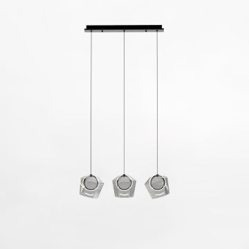 Zuma Line COLORE MD3350B-3BL/C Závesná lampa 3x6W/LED 3000k 402lm