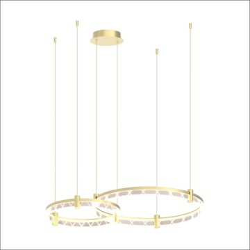 Milagro ELEGANCE ML0997 Závesná lampa 2x72W/LED 4000K 4600lm IP20