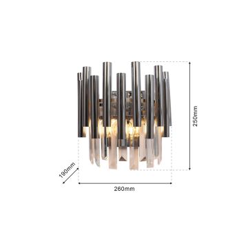 Milagro MADISON ML6936 Stena svietidlo 2x40W/E14 IP20