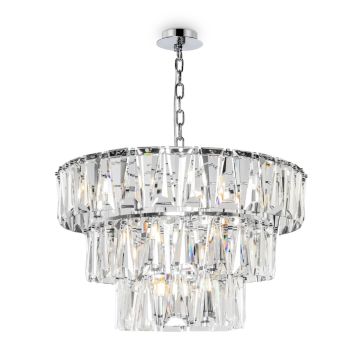Maytoni PUNTES MOD043PL-18CH Závesná lampa 18x40W/E14