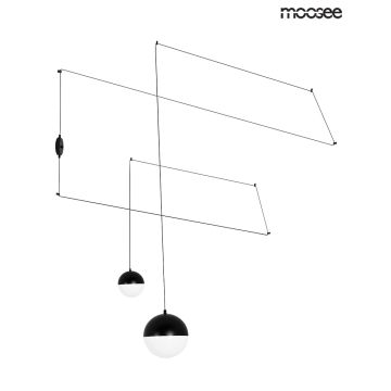 King Home MOOSEE BOWL DUO MSE010100152 Závesná lampa 2x60W/E27 IP20