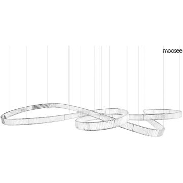 King Home WAVE MSE1501100200 Závesná lampa 103W/LED 3000K 8240lm