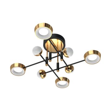 Zuma Line LARA MX7170-8-3BGT Stropná lampa 1x55W/LED 3000K 6500lm IP20