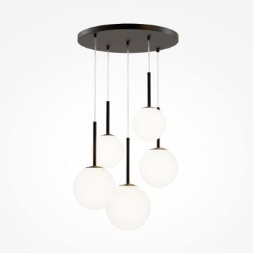 Maytoni BASIC FORM MOD321PL-05B Závesná lampa 5x40W/E14 IP20