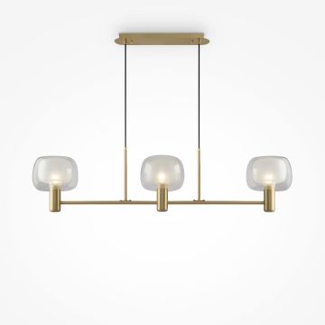 Maytoni VISION MOD411PL-03G Závesná lampa 3x60W/E14 IP20