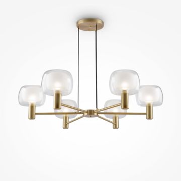 Maytoni VISION MOD411PL-06G Závesná lampa 6x60W/E14 IP20