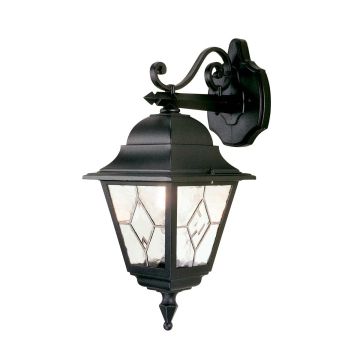 Elstead Lighting NORFOLK NR2-BLK Stena svietidlo 1x60W/E27 IP43