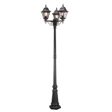Elstead Lighting NORFOLK NR8-BLK Svietnik 3x60W/E27 IP43