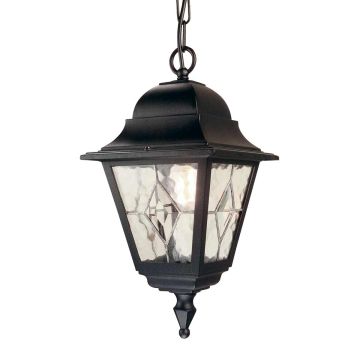 Elstead Lighting NORFOLK NR9-BLK Závesná lampa 1x60W/E27 IP43
