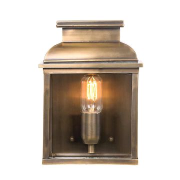 Elstead Lighting OLD BAILEY OLD-BAILEY-BR Stena svietidlo 1x60W/E27 IP44