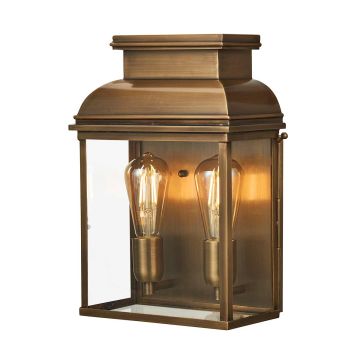 Elstead Lighting OLD BAILEY OLD-BAILEY-L-BR Stena svietidlo 2x60W/E27 IP44