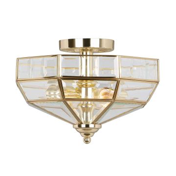Elstead Lighting OLD PARK OLD-PARK-PB Stropná lampa 2x60W/E27