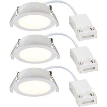 Nordlux Olea 2510400101 Vstavané downlight svetlo 3x4.4w/led 2700k 345lm ip65