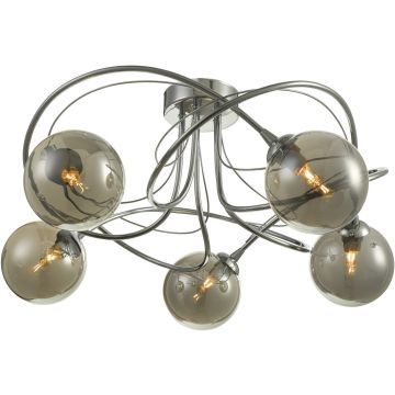 Dar Lighting Onawa ONA5450-01 Stropná lampa 5x40w/g9 ip20