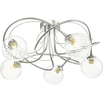 Dar Lighting Onawa ONA5450-03 Stropná lampa 5x40w/g9 ip20