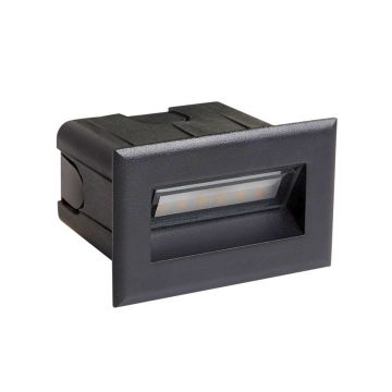 Italux Erba ONFL-0332-4K Schodová lampa na zabudovanie 1x3W/LED 4000K 225lm IP65