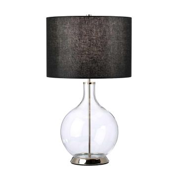 Elstead Lighting Orb ORB-CLEAR-PN-BLK Stolná lampa 1x60W/E27