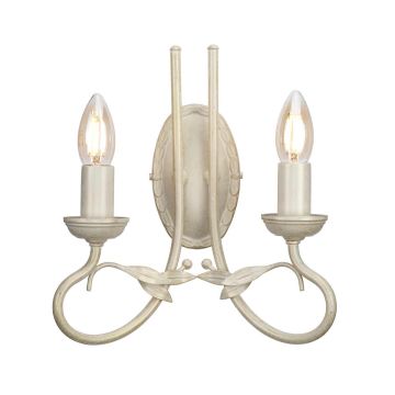 Elstead Lighting OLIVIA OV2-IVORY-GOLD Stena svietidlo 2x60W/E14