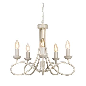 Elstead Lighting OLIVIA OV5-IVORY-GOLD Žiarovka 5x60W/E14