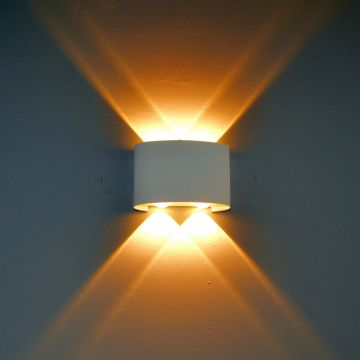 Italux Ortelo OWL-6650-2-WH-3K Stena svietidlo 4x4W/LED 3000K 336lm IP54