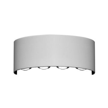 Italux Ortelo OWL-6650-4-WH-3K Stena svietidlo 8x8W/LED 3000K 738lm IP54